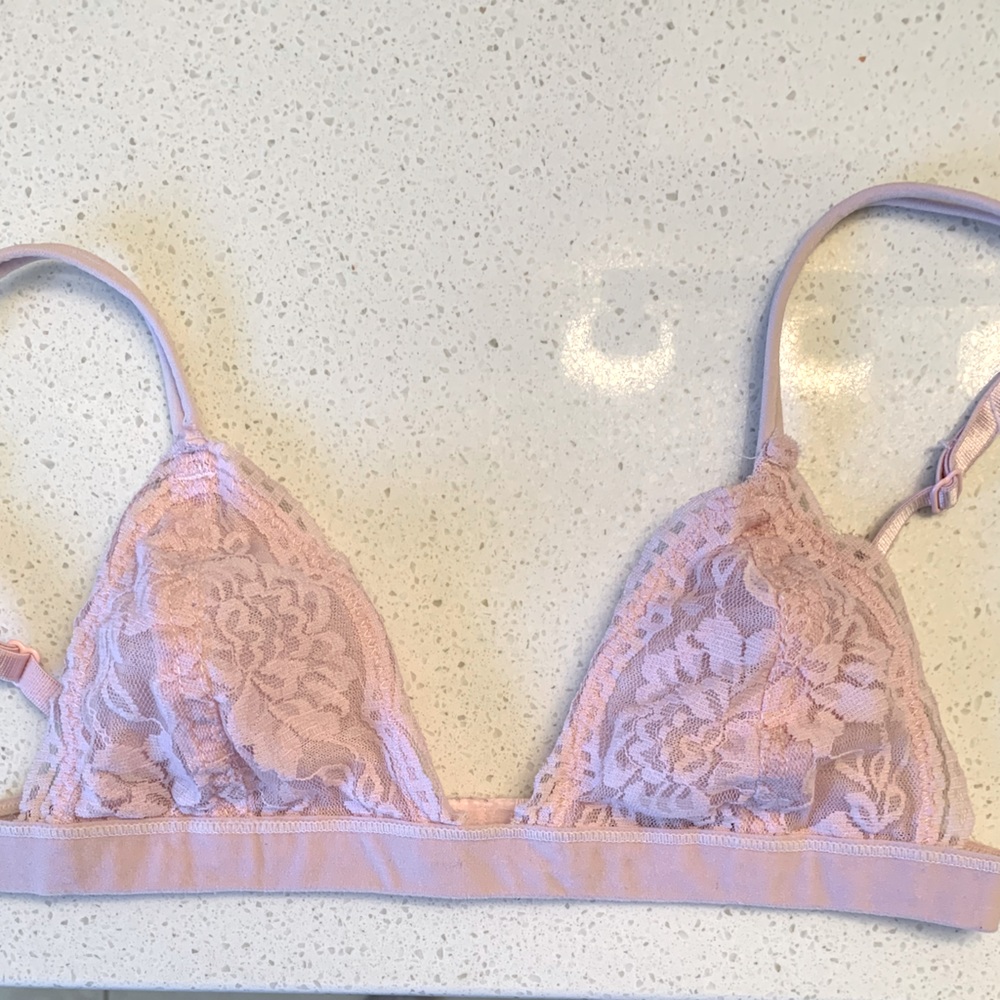 Dusty rose pink bralette